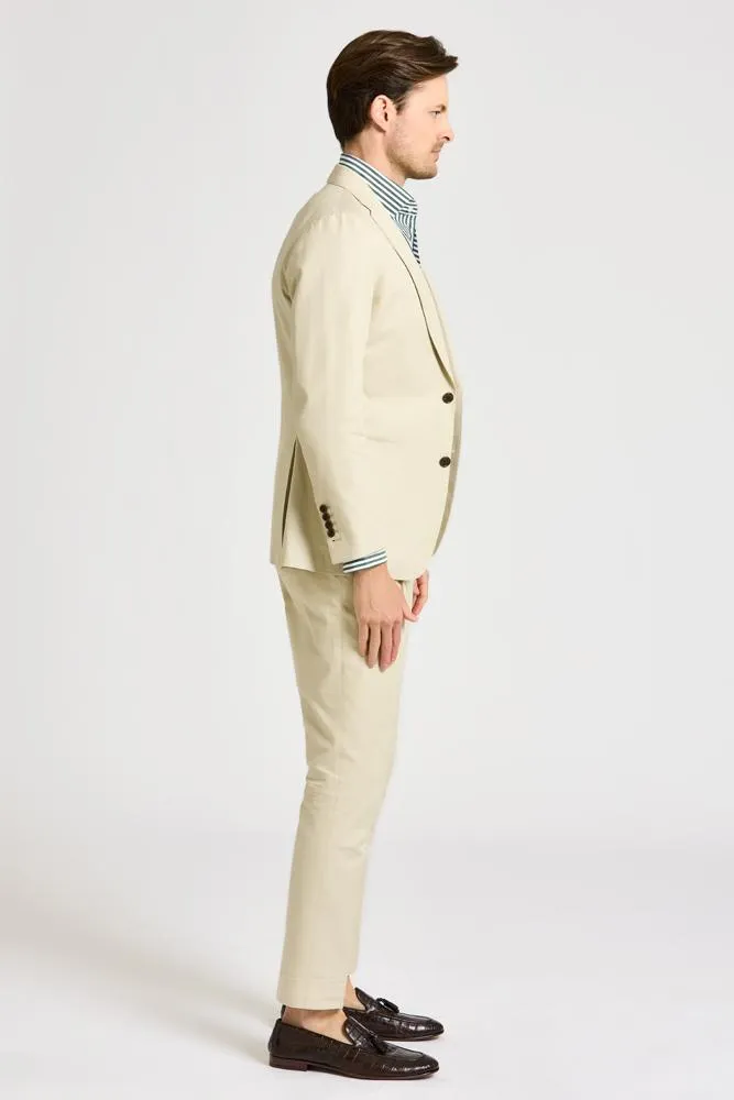 Julius Suit - Sand Cotton Stretch 2491