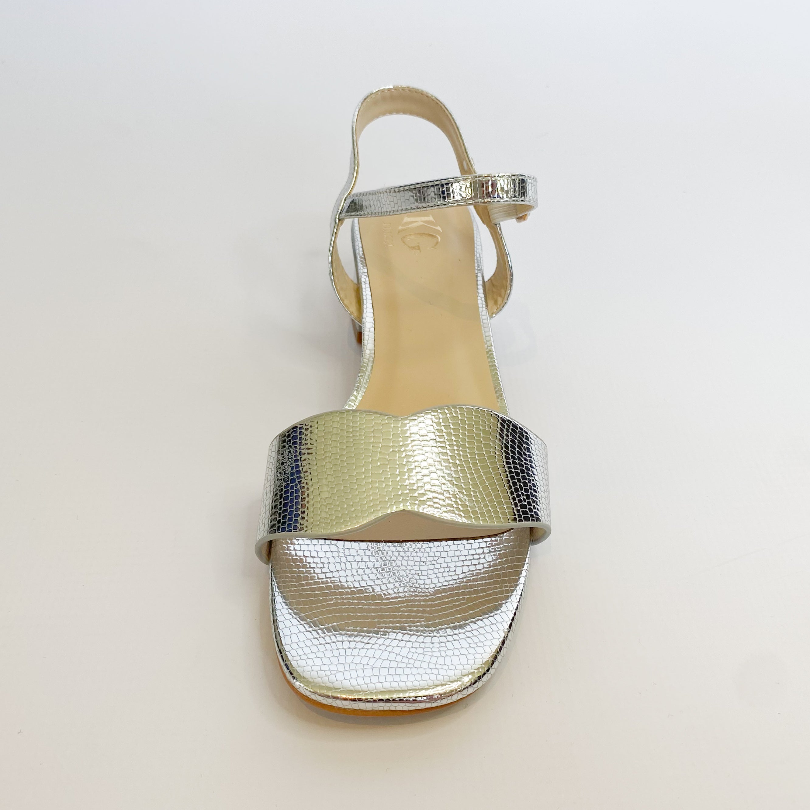 KG silver glamour sandal