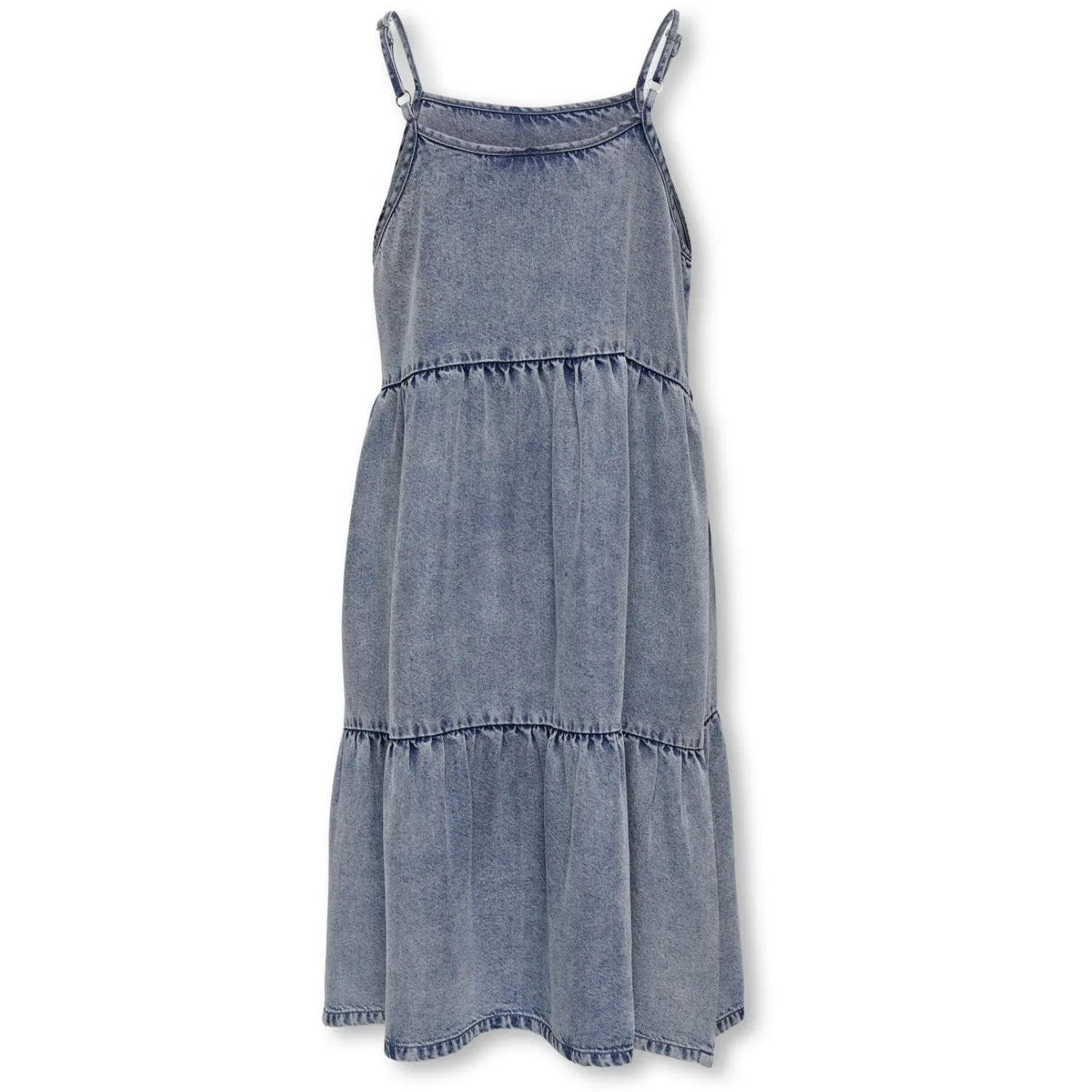 kids ONLY Light Blue Denim Shanti Layered Denim Dress