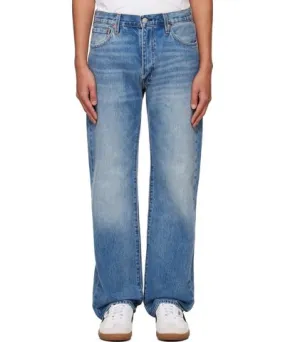 Levi's Blue 555 Relaxed Straight Jeans