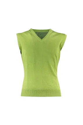 Light Green Wool Vest