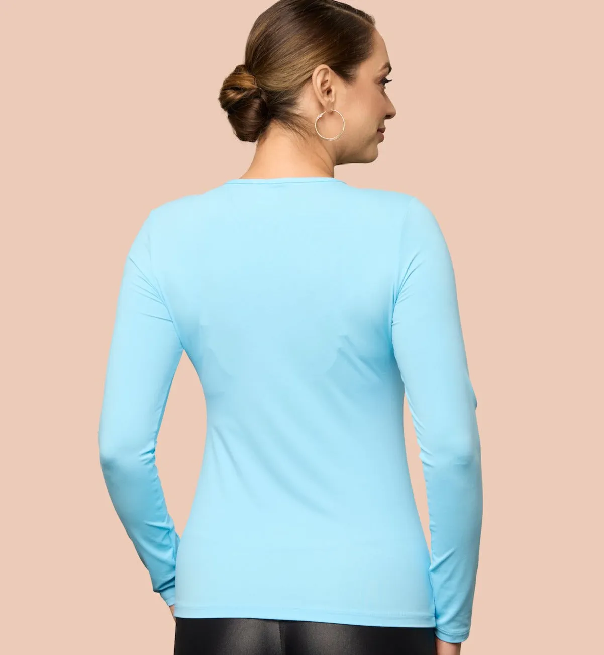 Long Sleeve Crew Neck Layering Top