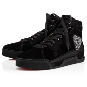 Loubikick High-top Sneakers - Suede - Black - Men