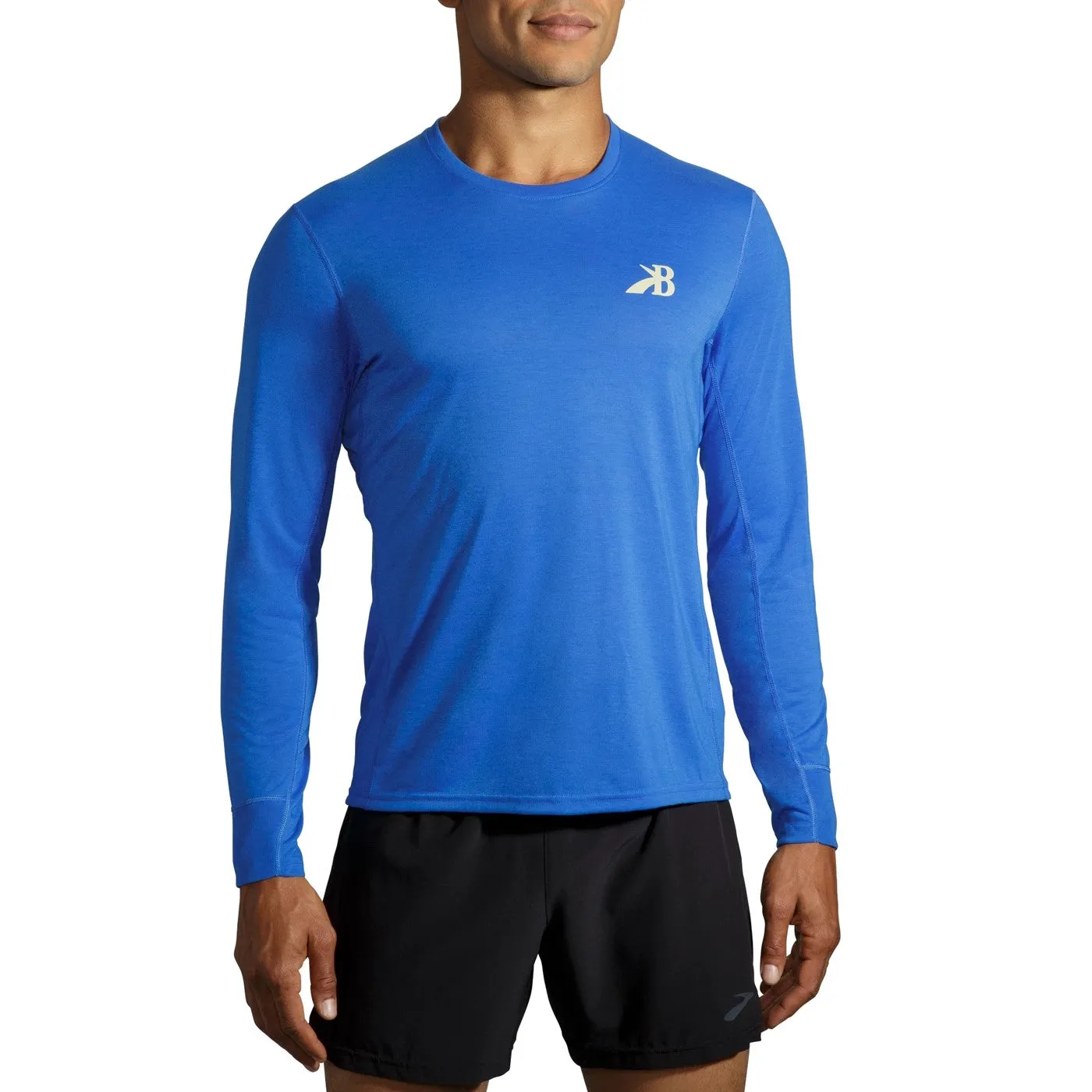 M Brooks Distance Graphic Long  Sleeve