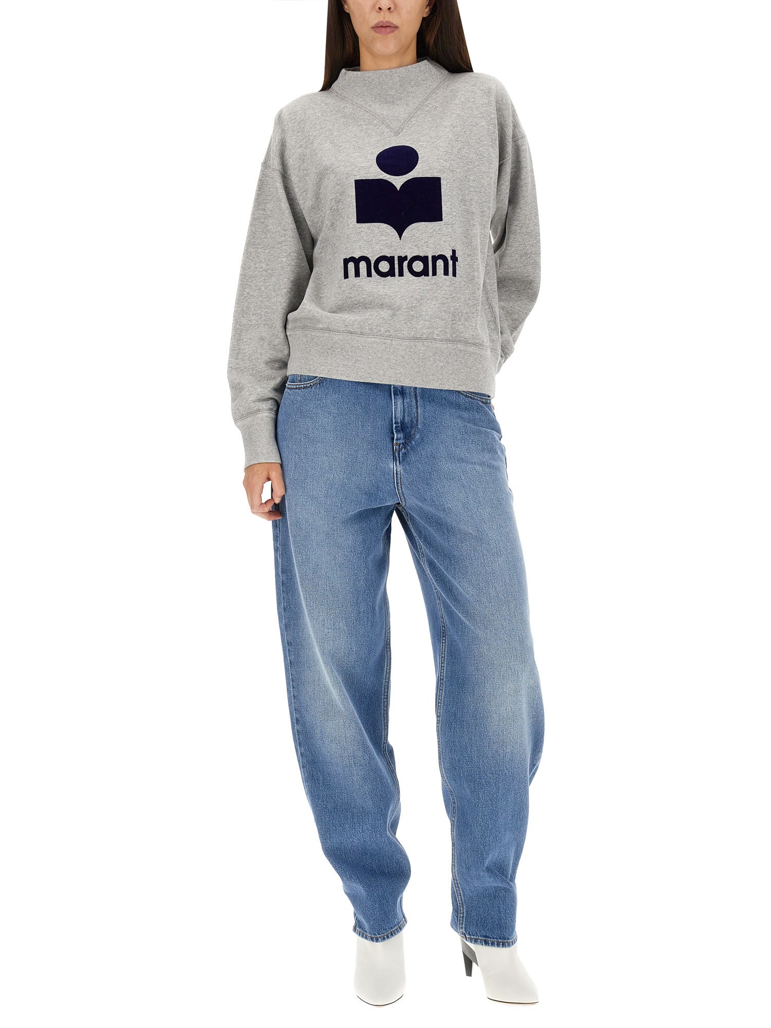 MARANT ÉTOILE    COTTON DENIM CORSY JEANS