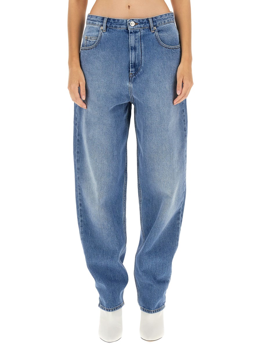 MARANT ÉTOILE    COTTON DENIM CORSY JEANS