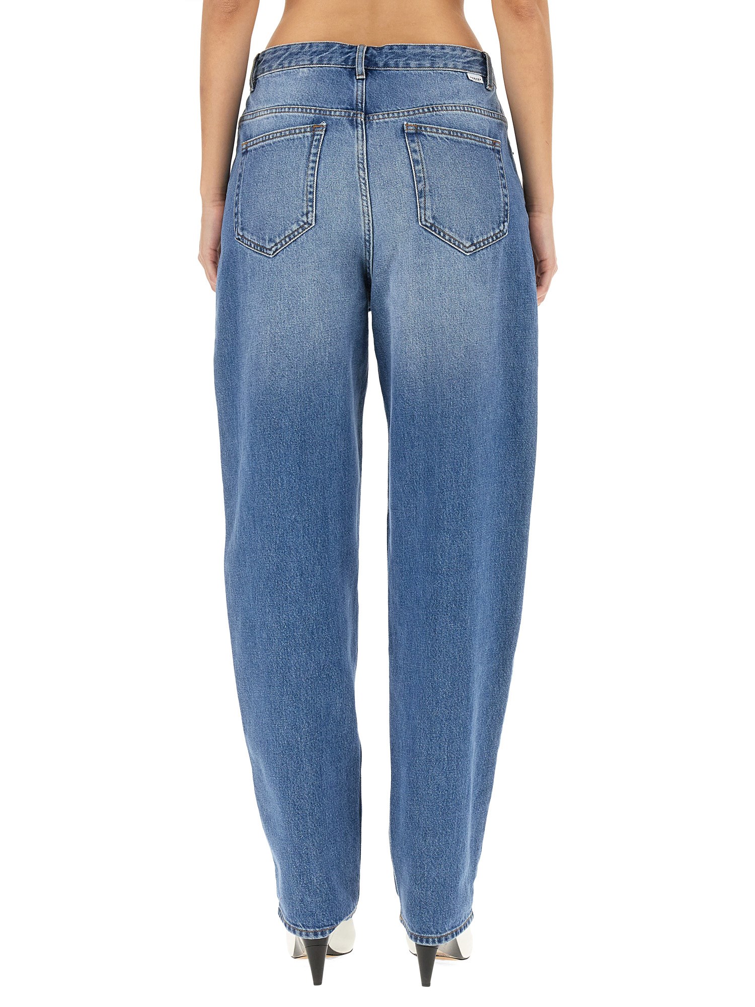 MARANT ÉTOILE    COTTON DENIM CORSY JEANS