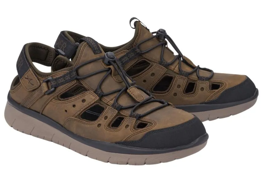 Marron Praline Nubuck Sports Sandal / Sneaker