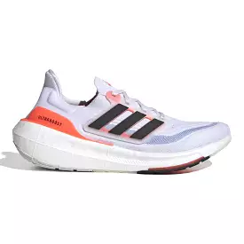 Men's Adidas Ultraboost Light, Cloud White/Core Black/Solar Red, 12 D Medium