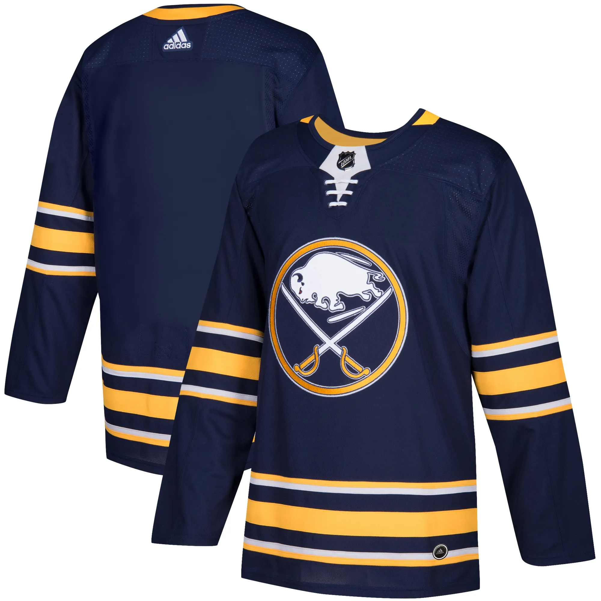 Men's Buffalo Sabres adidas Navy Home Authentic Blank Jersey