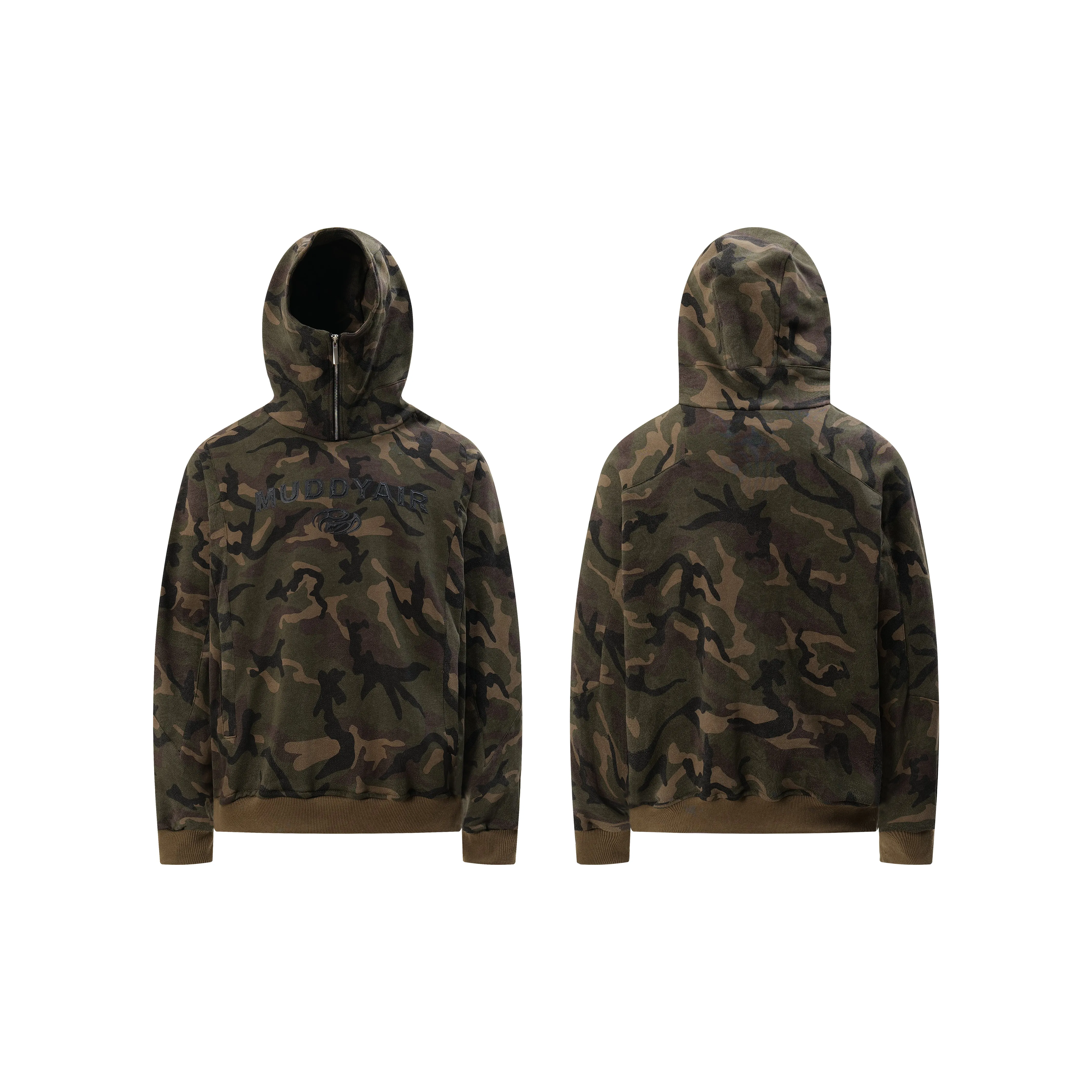 MuddyAir | Camo Statement Graphic Hoodie