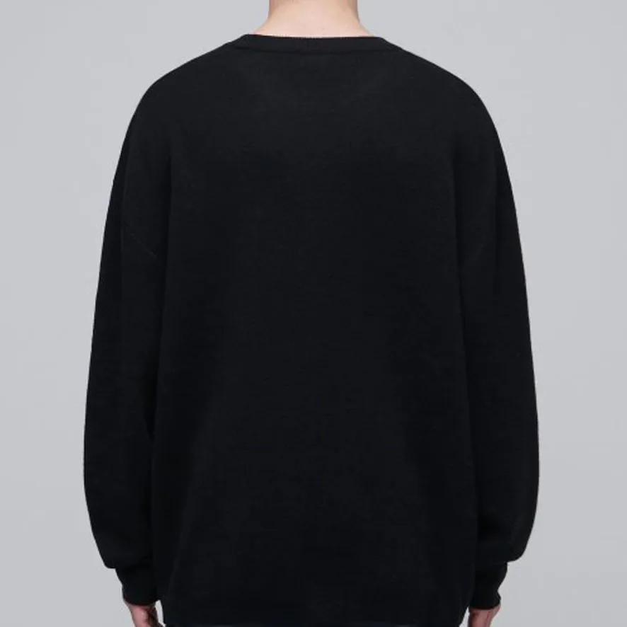 MUSINSA STANDARD  |Crew Neck Wool Nylon Street Style Long Sleeves Plain