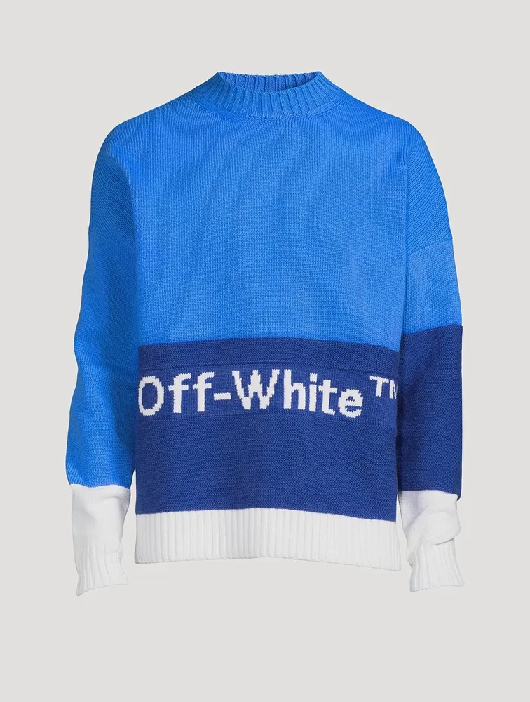 OFF WHITE Colourblock Off Sweater