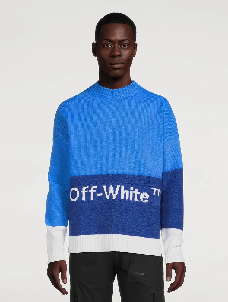 OFF WHITE Colourblock Off Sweater