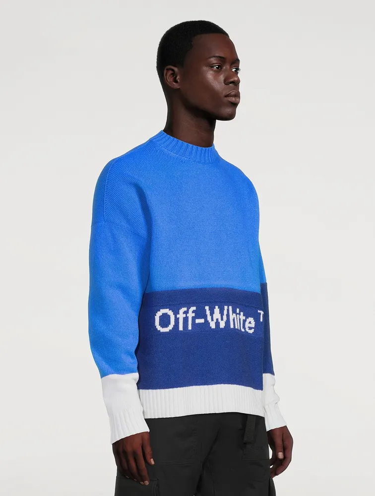 OFF WHITE Colourblock Off Sweater