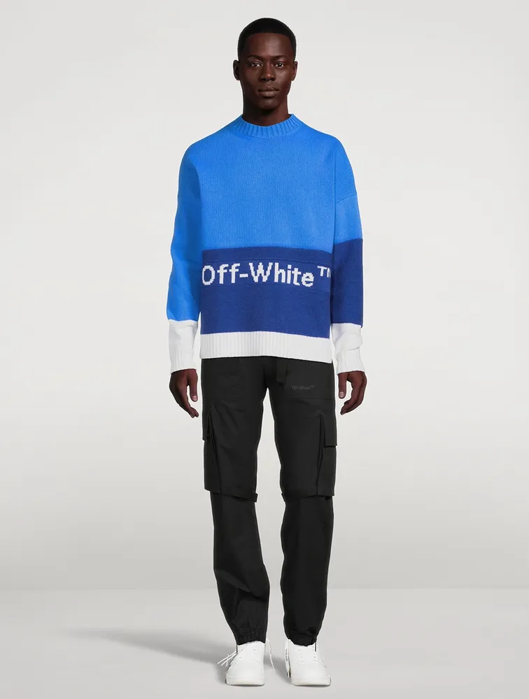 OFF WHITE Colourblock Off Sweater