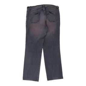 Oltre Jeans - 37W UK 18 Purple Cotton