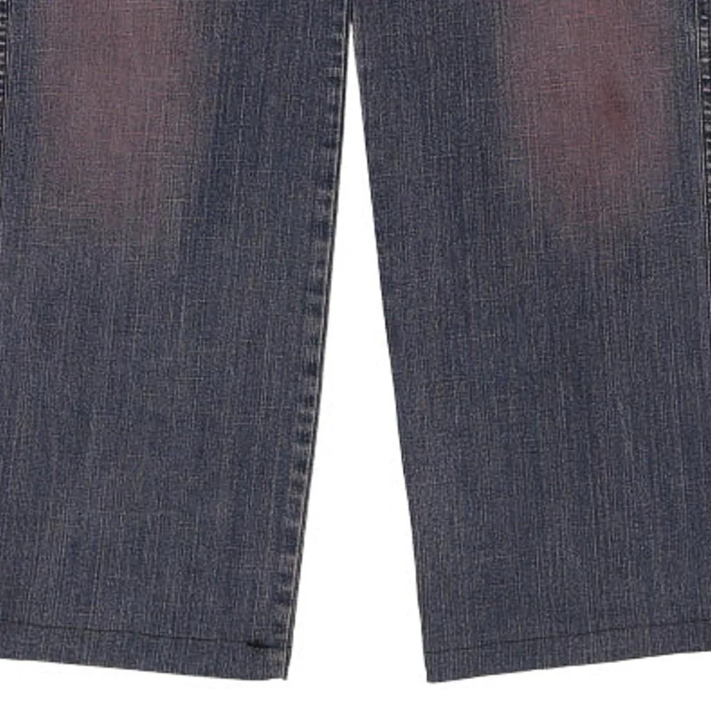 Oltre Jeans - 37W UK 18 Purple Cotton