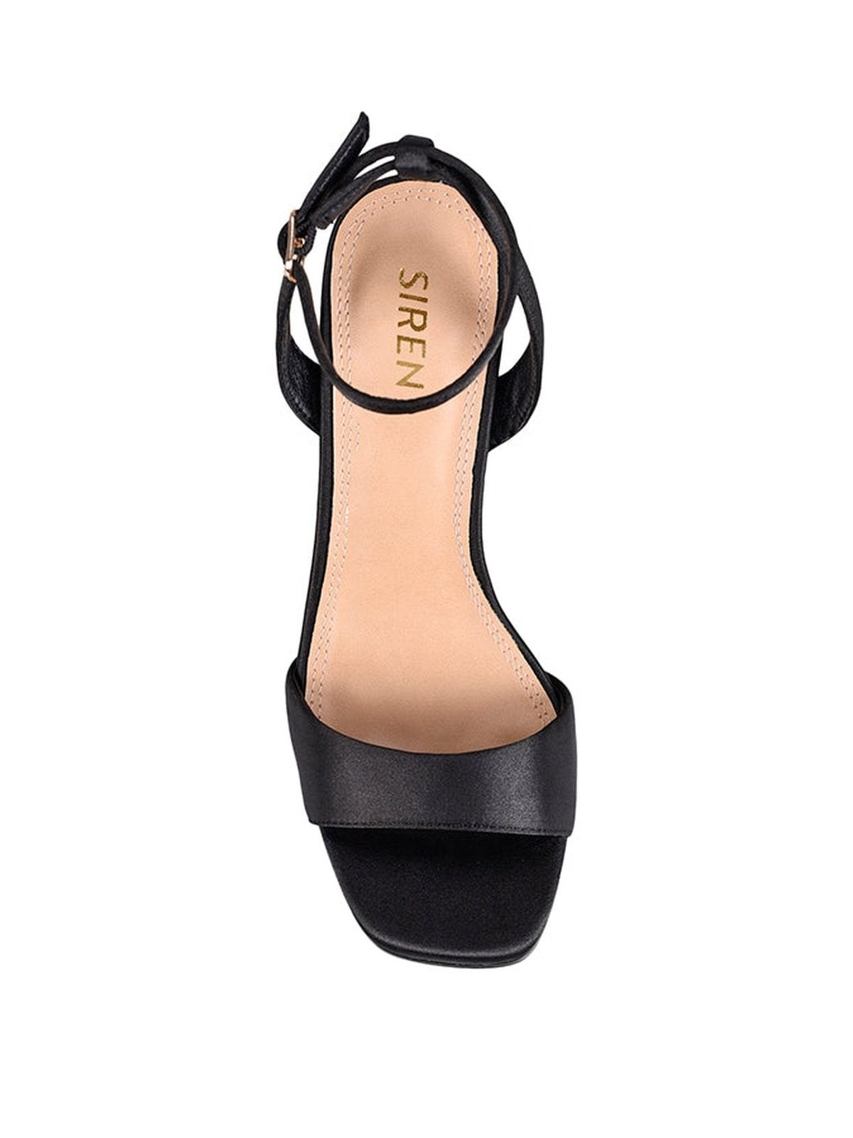 Orion Platform Heels - Black Satin