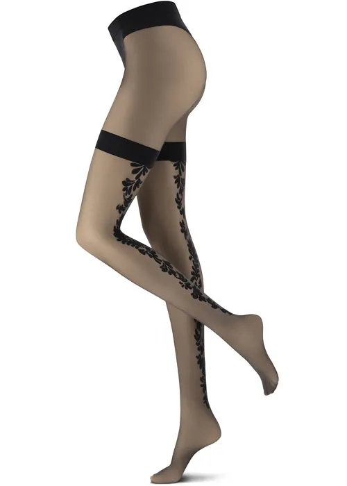 Oroblu Flower Back 20 Tights ()