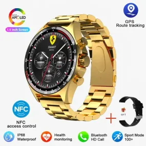 Outdoor Sports GPS HD Smartwatch Bluetooth Call Health Monitoring