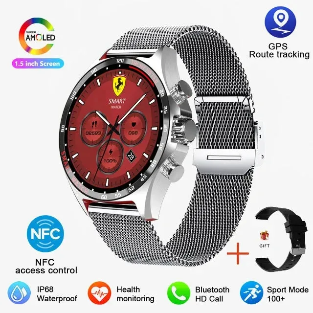 Outdoor Sports GPS HD Smartwatch Bluetooth Call Health Monitoring