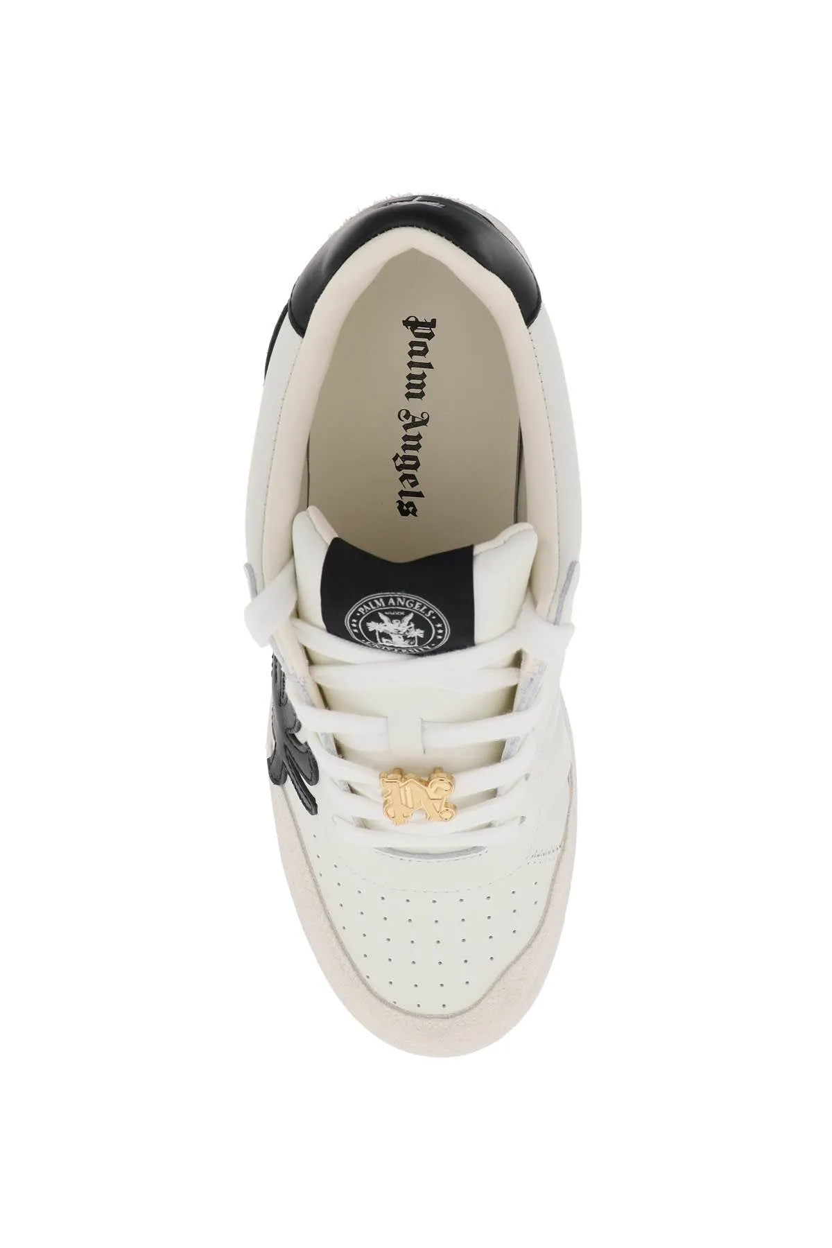 palm beach university sneakers PMIA097R24LEA001 WHITE BLACK