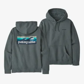 Patagonia Boardshort Logo Uprisal Hooded Sweatshirt-Nouveau Green