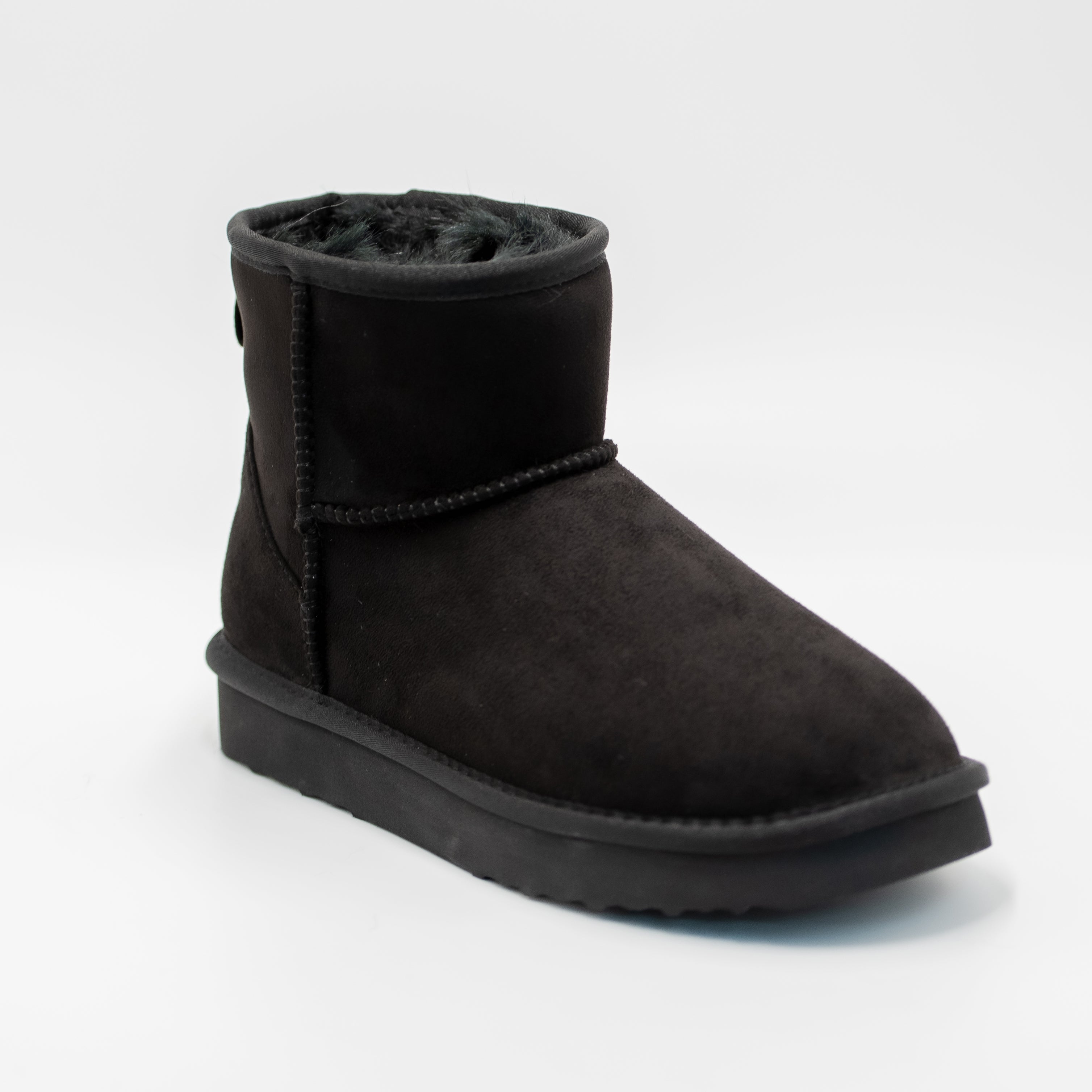 PAWJ Mini Boot | Black / Black Mink