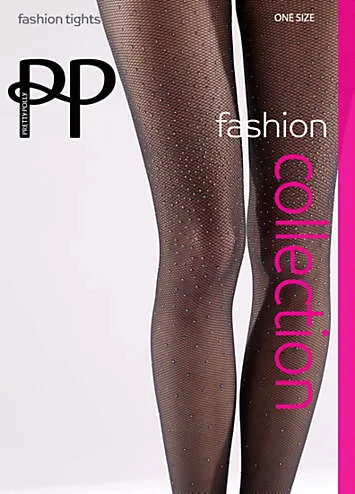 Pretty Polly Embellished Fishnet Tights | Kaleidoscope