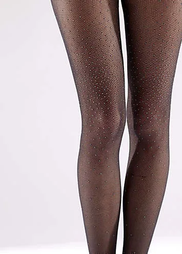 Pretty Polly Embellished Fishnet Tights | Kaleidoscope