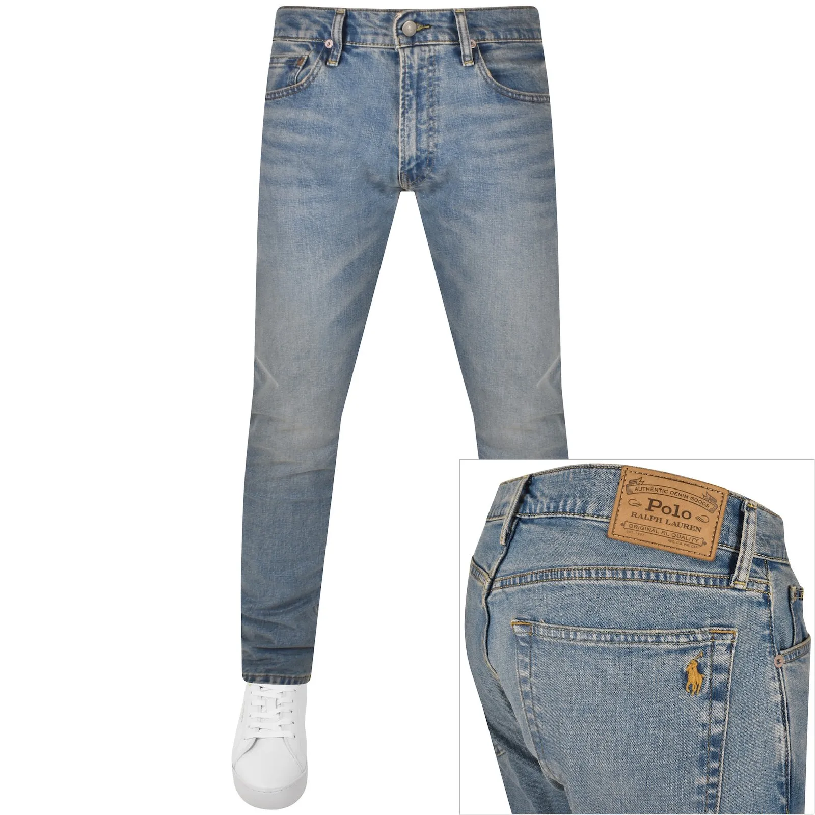 Ralph Lauren Parkside Act Tapered Fit Jeans Blue