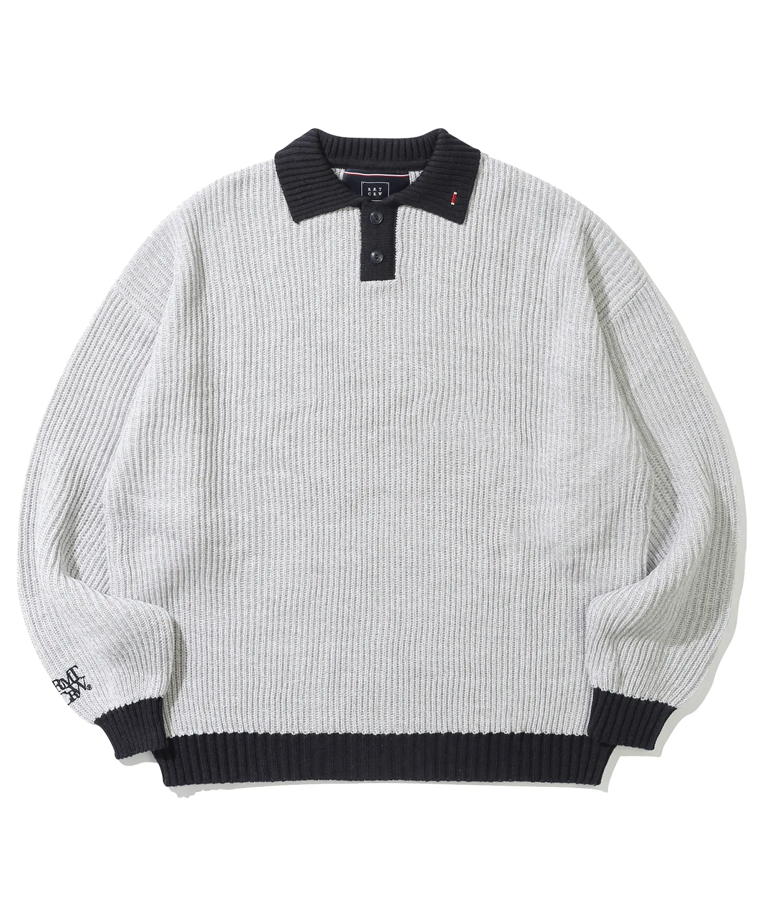 ROMANTIC CROWN  |[ROMANTIC CROWN]★RMTC CLUB RELAX POLO KNIT