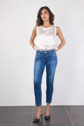 Rose Jeans Capri Denim Scuro