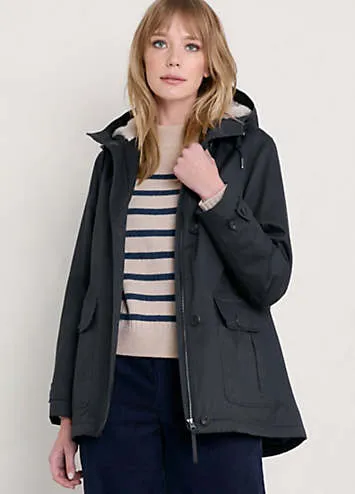 Seasalt Cornwall Lill Cove Coat - Midnight | Kaleidoscope