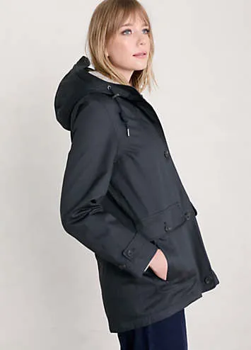 Seasalt Cornwall Lill Cove Coat - Midnight | Kaleidoscope