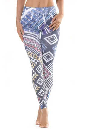 Skinny Tees Geometric Leggings