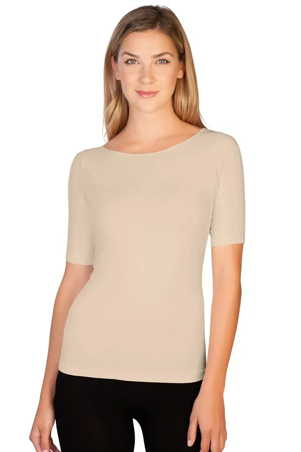 Skinny Tees Reversible Scoop Neck Tee