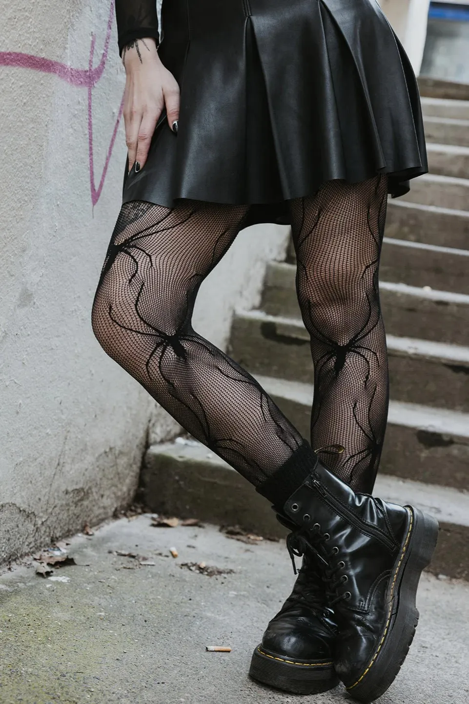 Spider Net Tights | Dark Ages