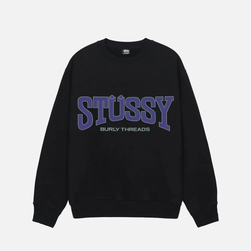 STUSSY  |Unisex Street Style Long Sleeves Logo Skater Style Sweaters