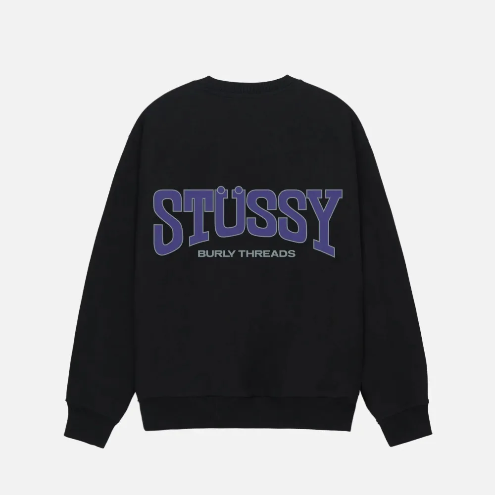 STUSSY  |Unisex Street Style Long Sleeves Logo Skater Style Sweaters