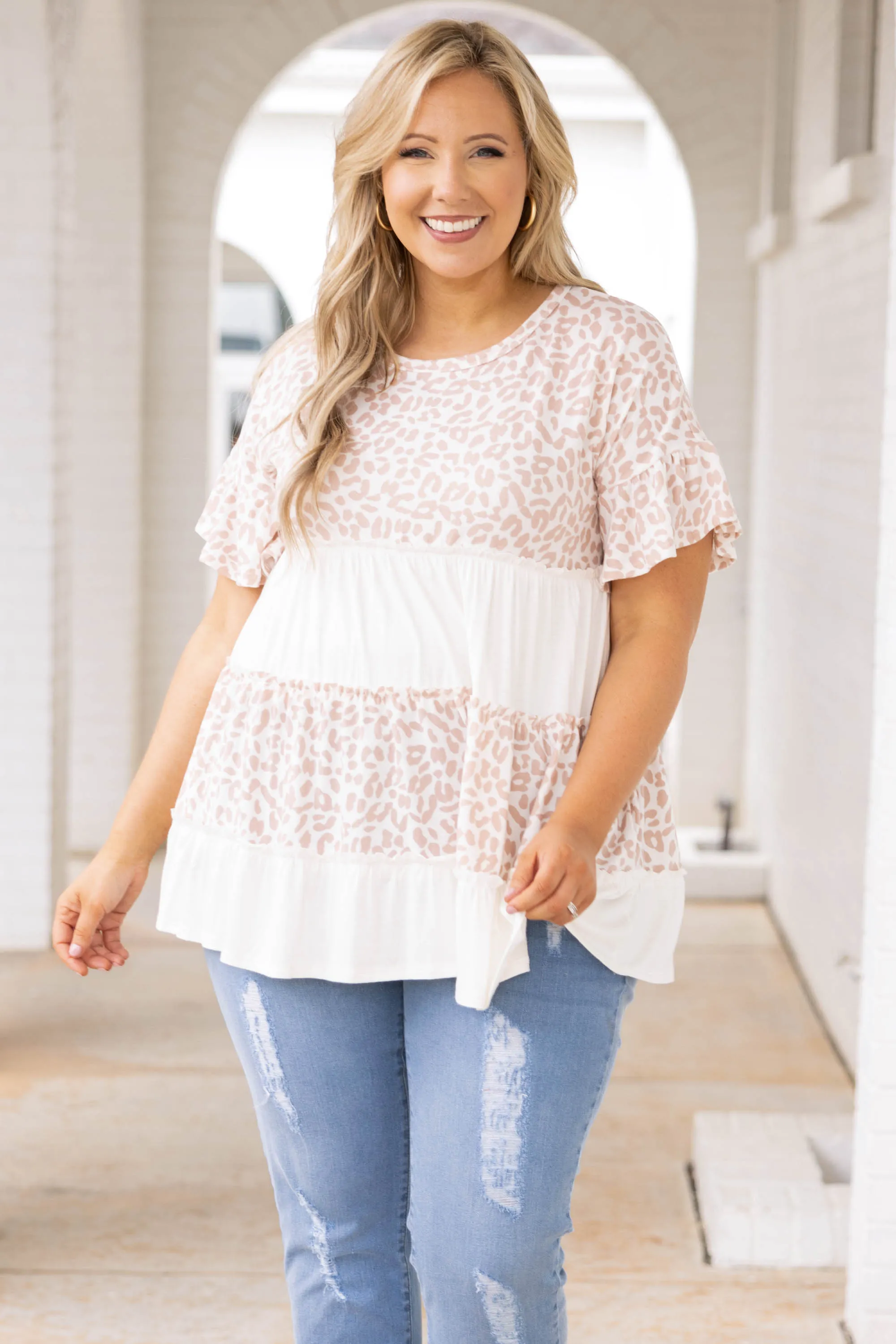 Sweet Like Me Top, Ivory