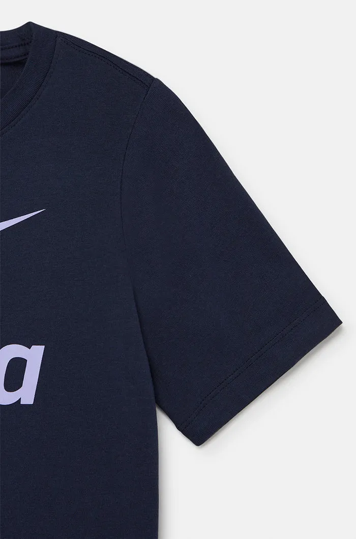 T-shirt Navy blue Bara Nike - Junior