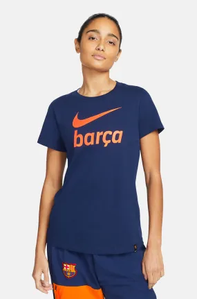 T-shirt navy blue Bara Nike  – Women's