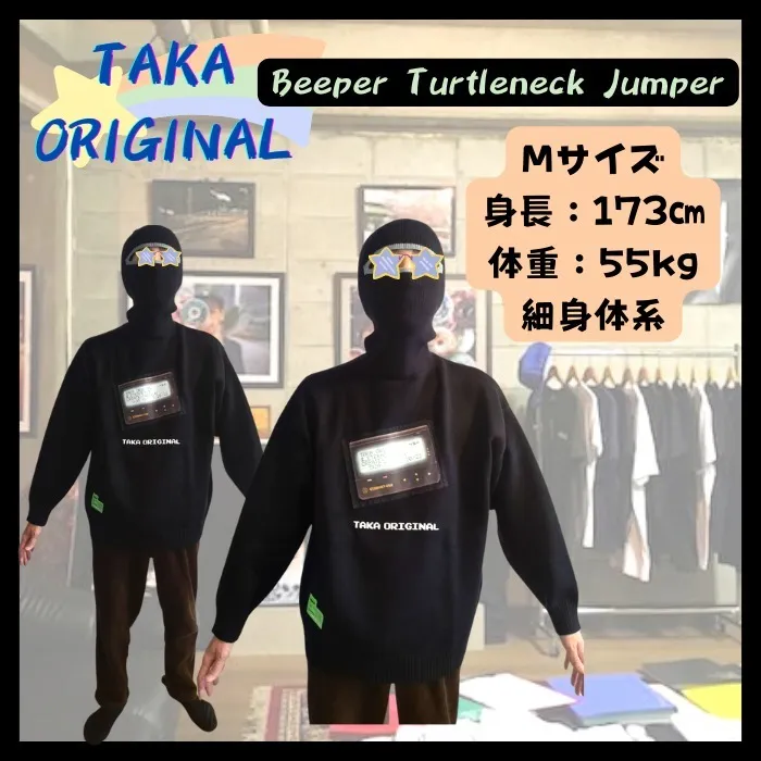 TAKA ORIGINAL  |Tartan Unisex Street Style Long Sleeves Plain Logo Sweaters