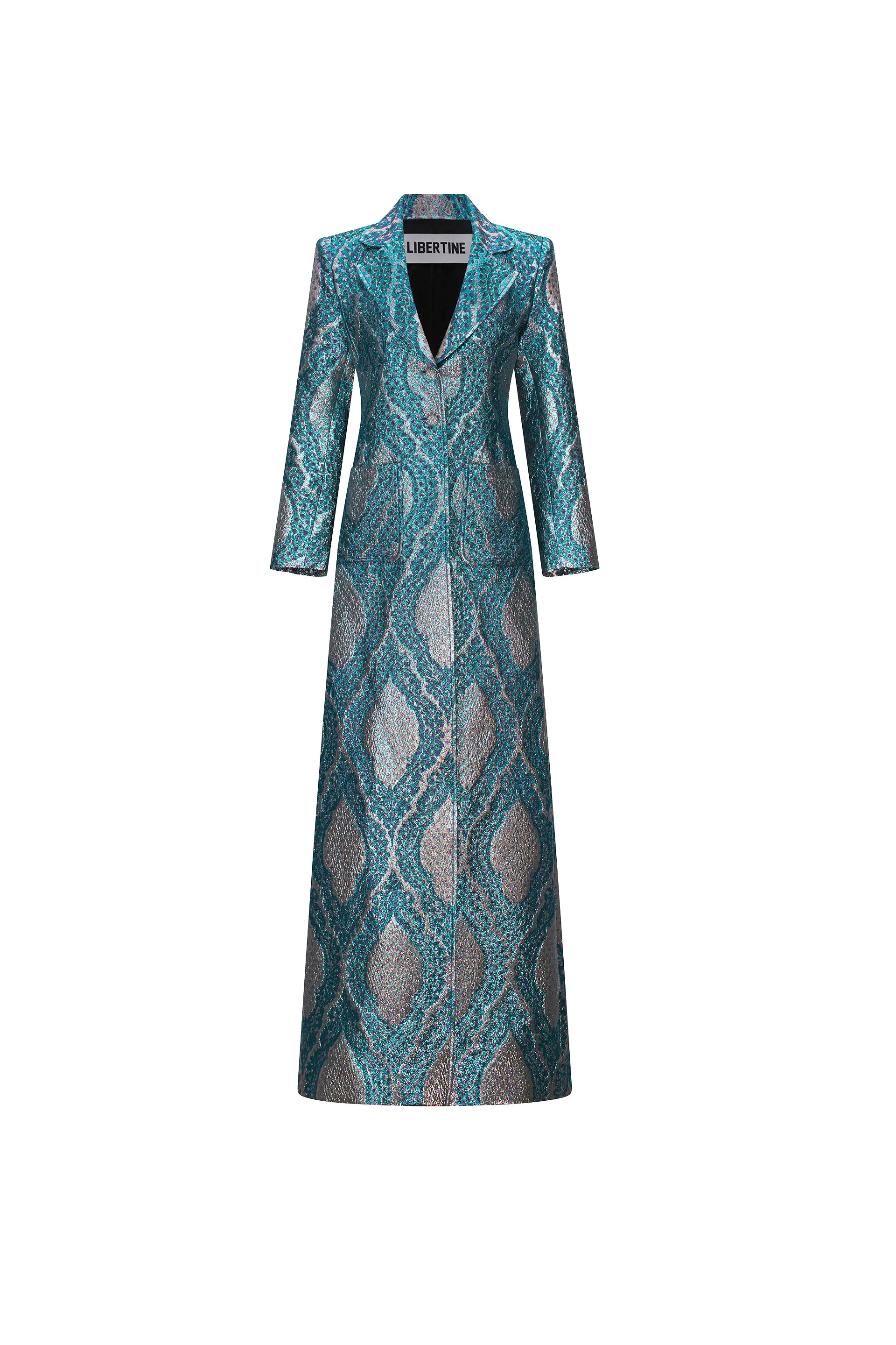 'TANGIER JACQUARD' MAXI COAT