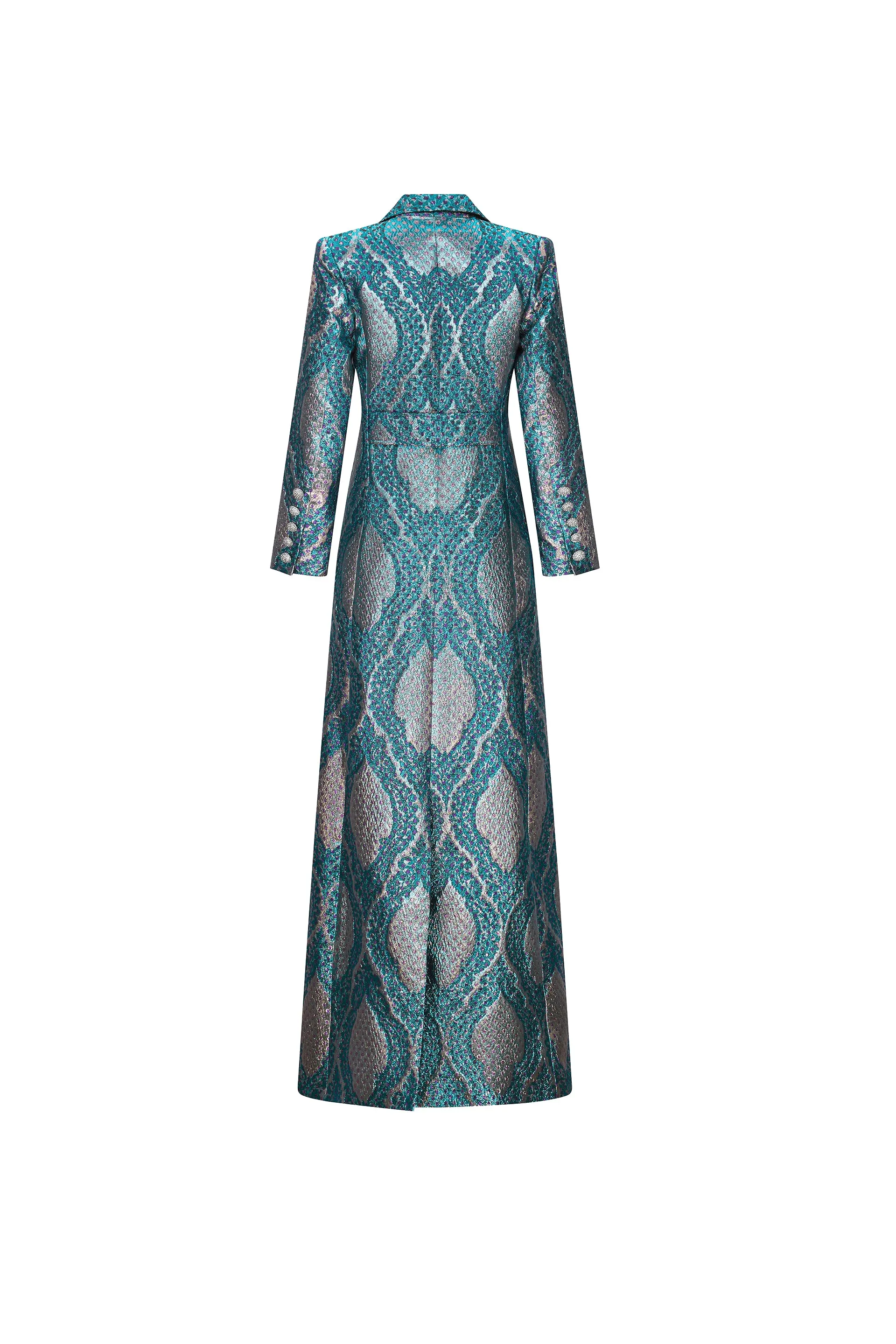 'TANGIER JACQUARD' MAXI COAT