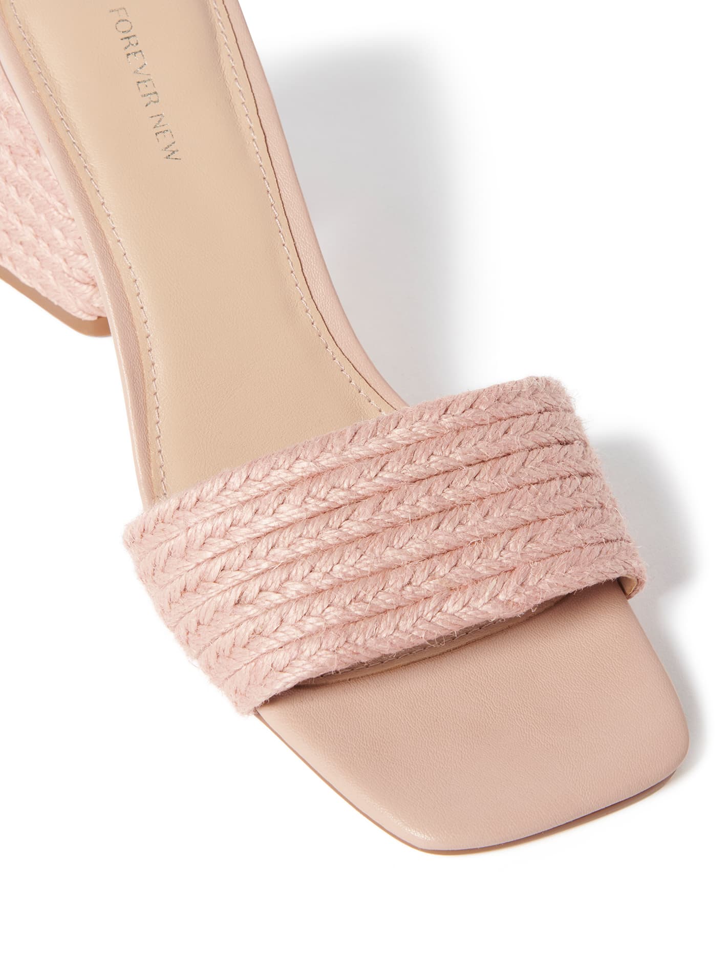 Taylor Rope Mule Heel