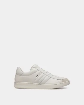 Tennis Sneaker In White Leather 