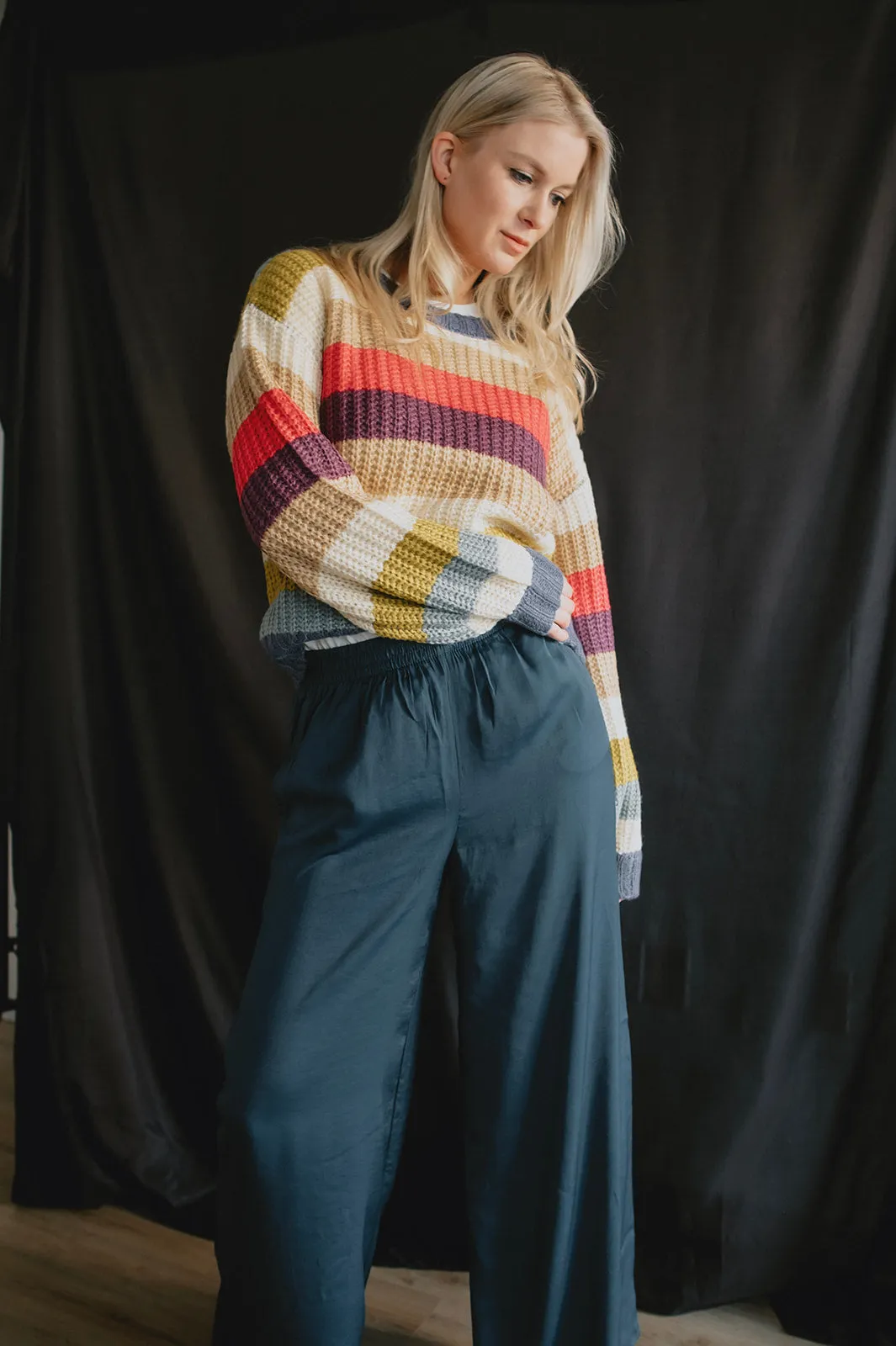 The Ettie Striped Pullover